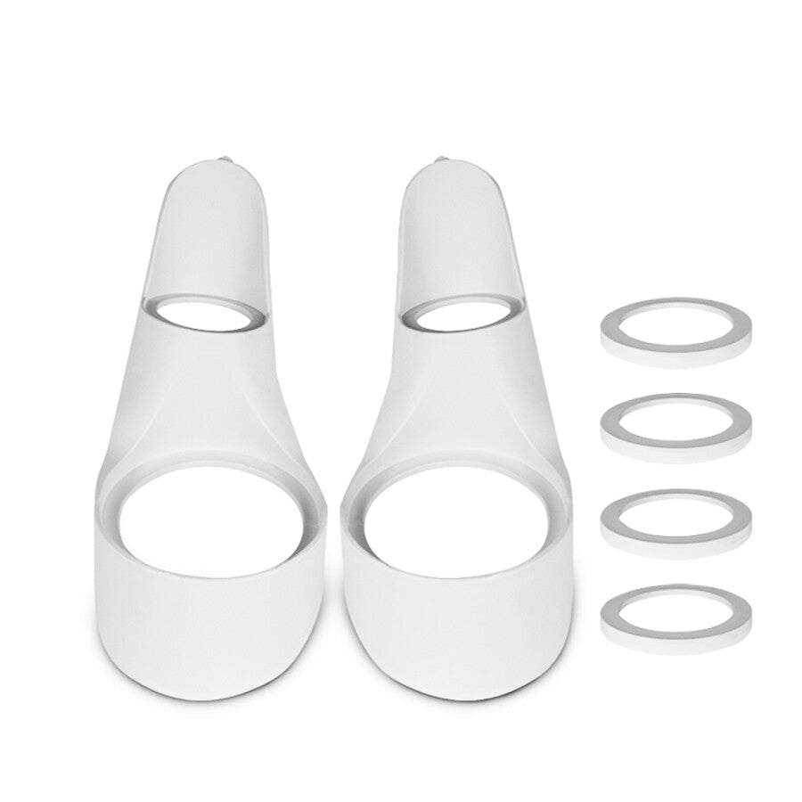 Pair Car Audio Speaker A Column Tweeter Bracket Gasket White for 2 Inch 4 inch