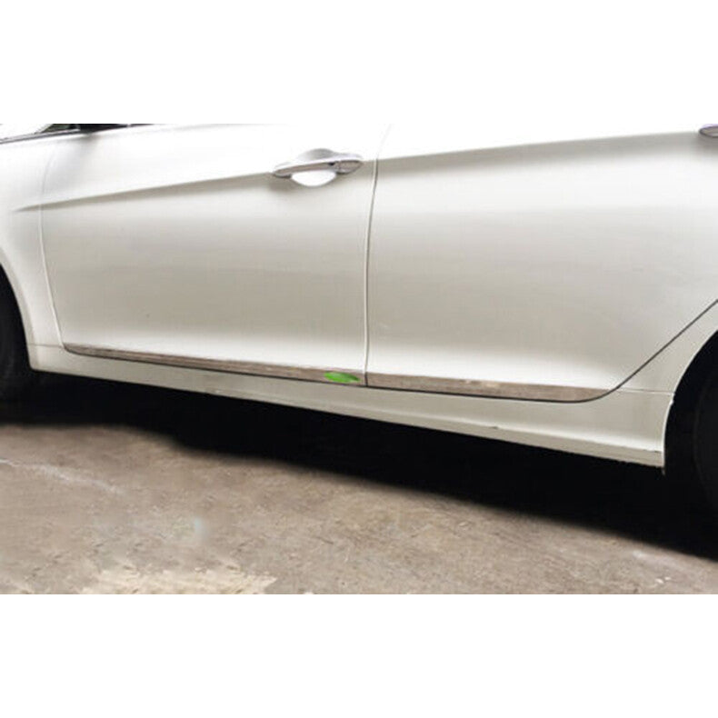 for Hyundai Sonata 2011-2014 Stainless Side Door Body Guard Molding Cover Trim