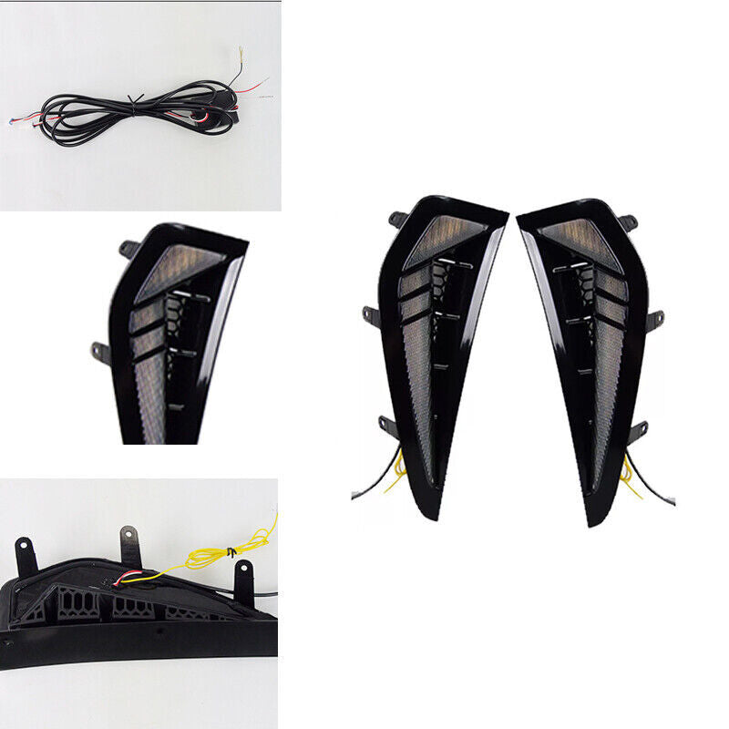 Front LED side marker lights, drive lights, and turn signals for Ram 1500 TRX 2022-2024