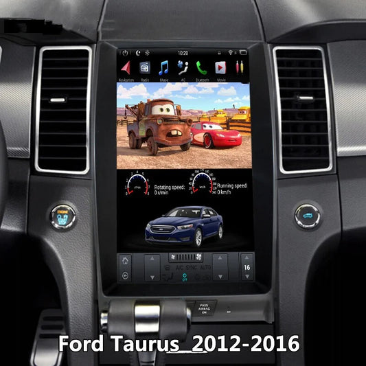 for Ford Taurus 2010-2018 Android for Tesla Car Radio GPS 1Din Stereo Receiver 64G