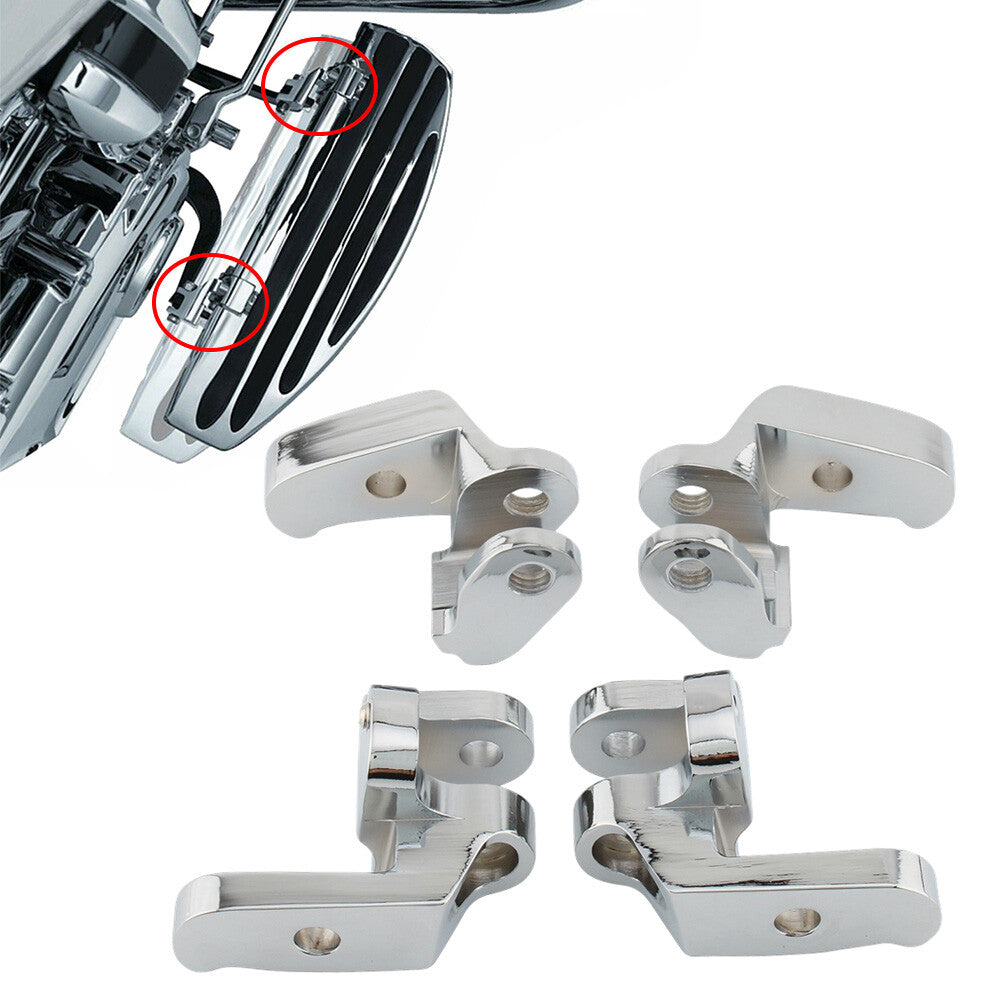 Front Driver Floorboard Relocation Brackets fits for Harley Touring Road Glide