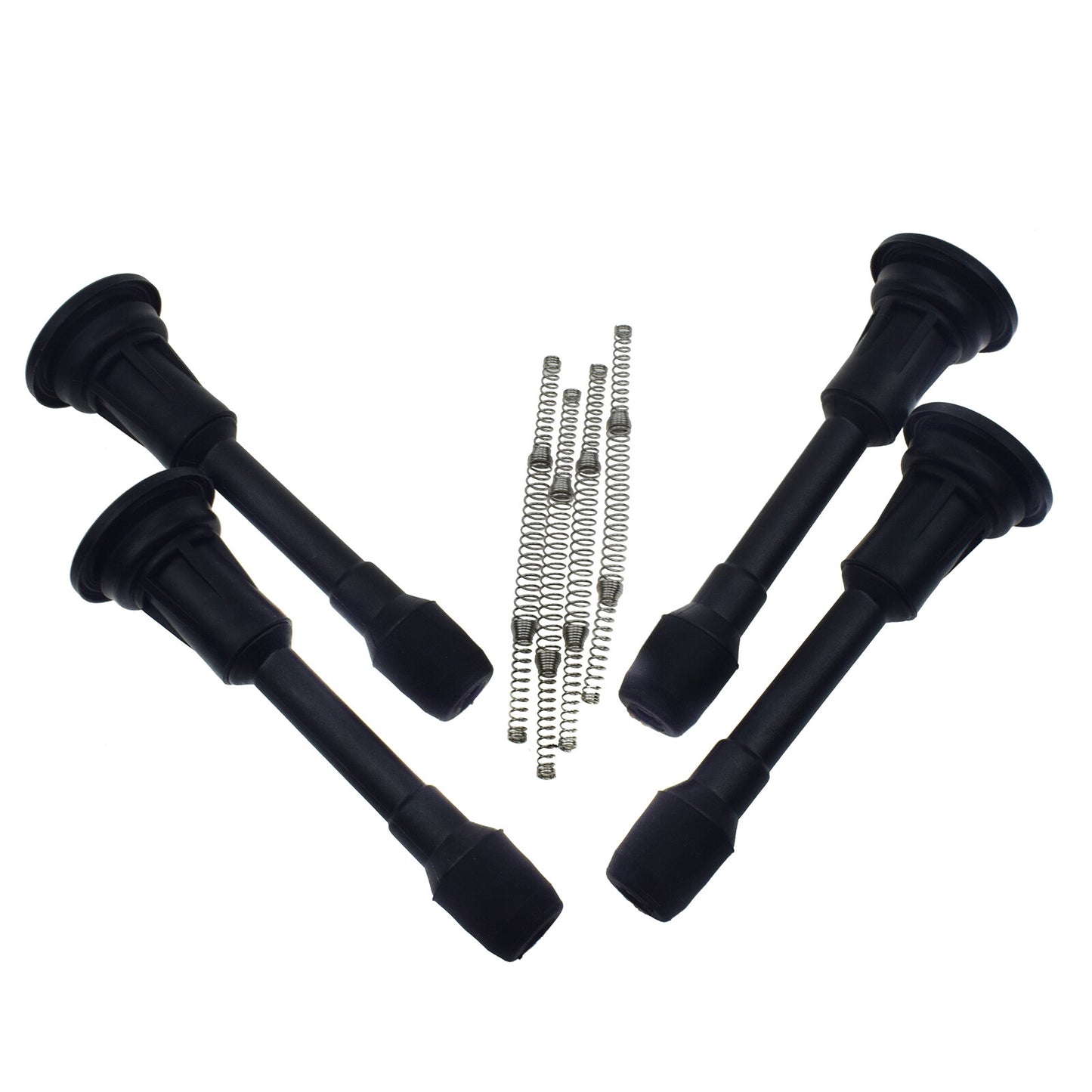 4-piece ignition coil rubber boot spring set for Nissan Altima Rogue Sentra Versa