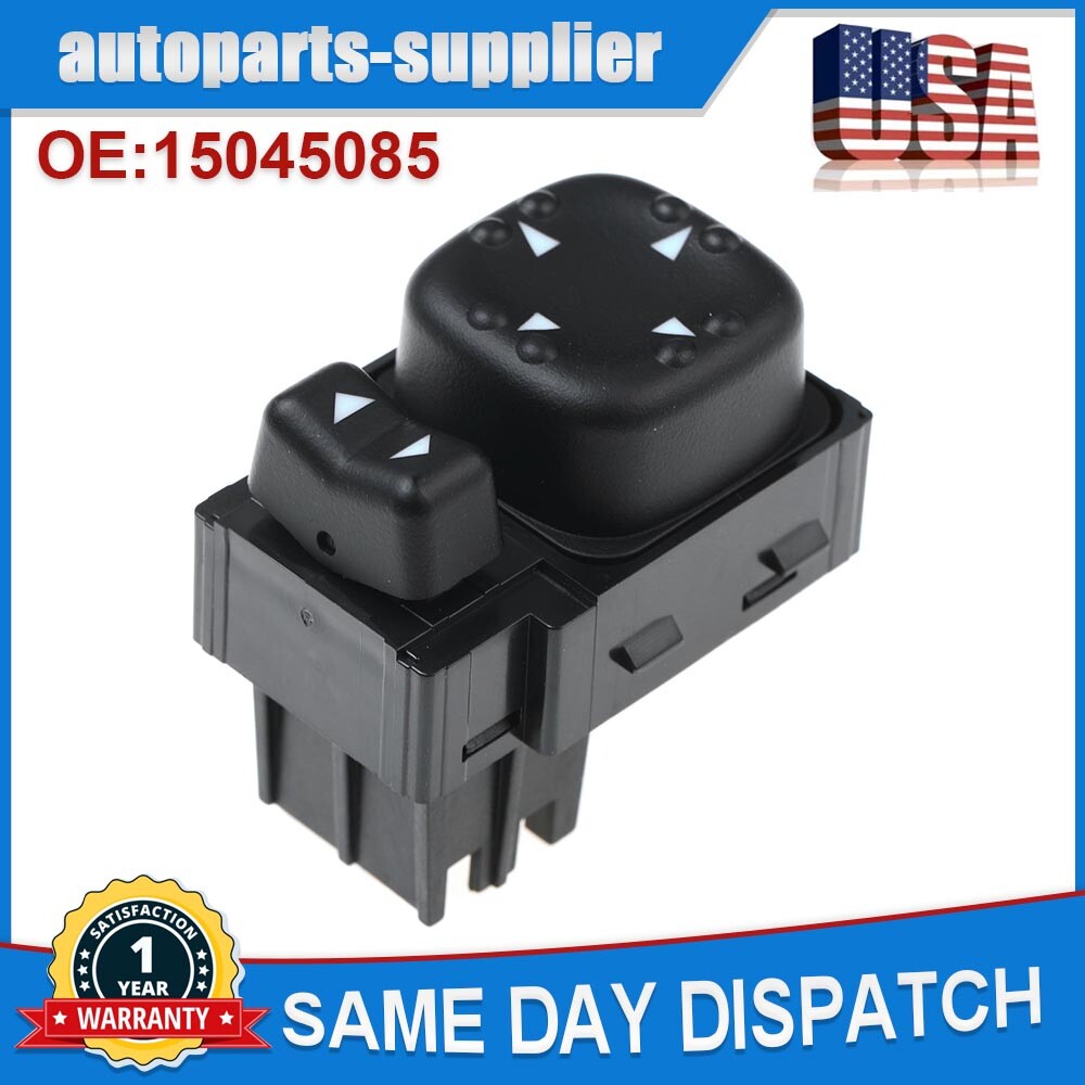 Driver's left power mirror switch control 15045085 is applicable to for Chevrolet Silverado for GMC for Sierra .