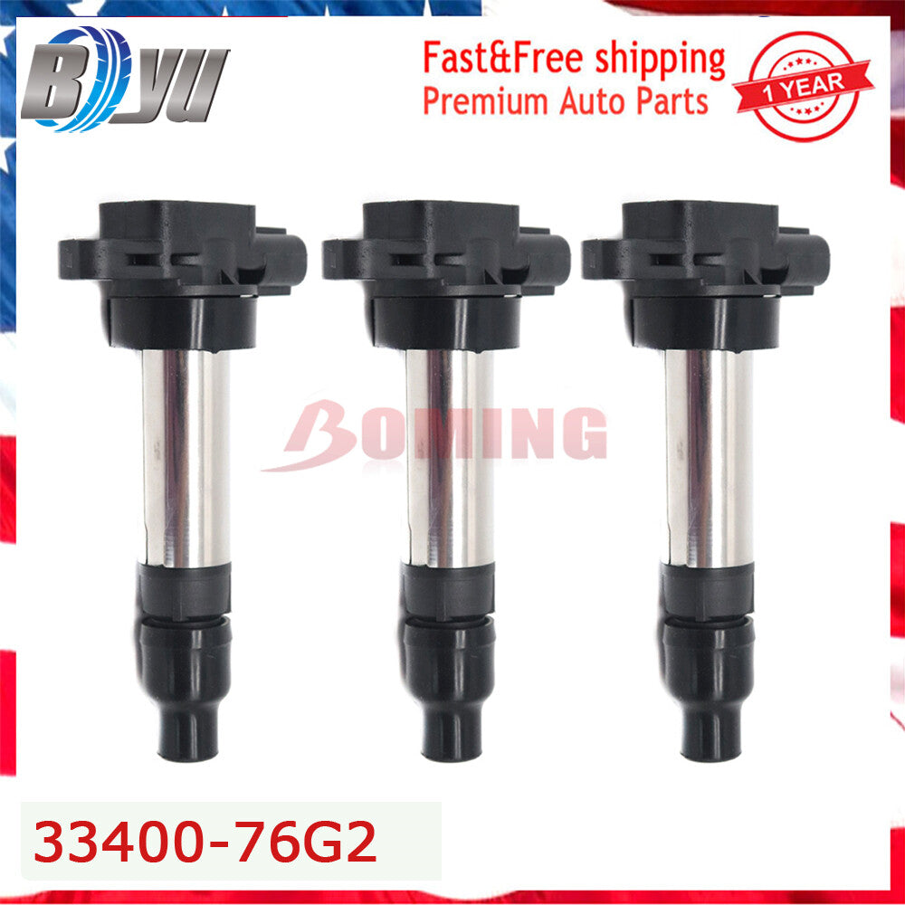 3PCS New Fit for Suzuki Carry Ignition Coil Pack 33400-76G2 3340076G2 099700-095
