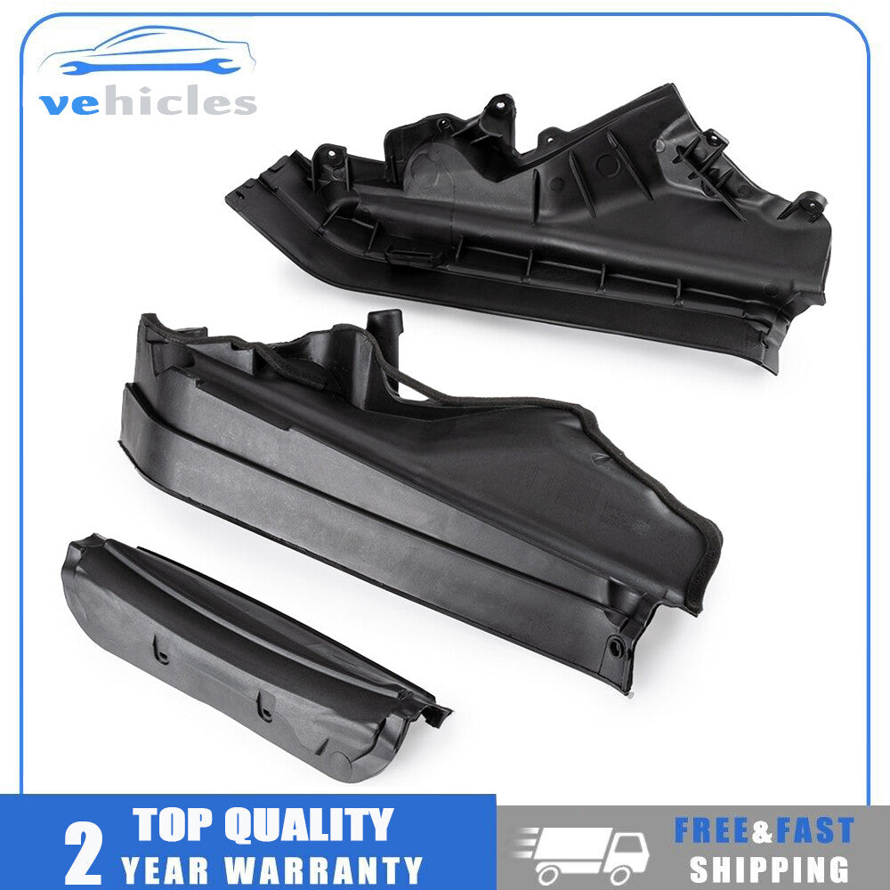 3-piece engine cover panel kit suitable for BMW X5, X6, E70, E71 (06-14)