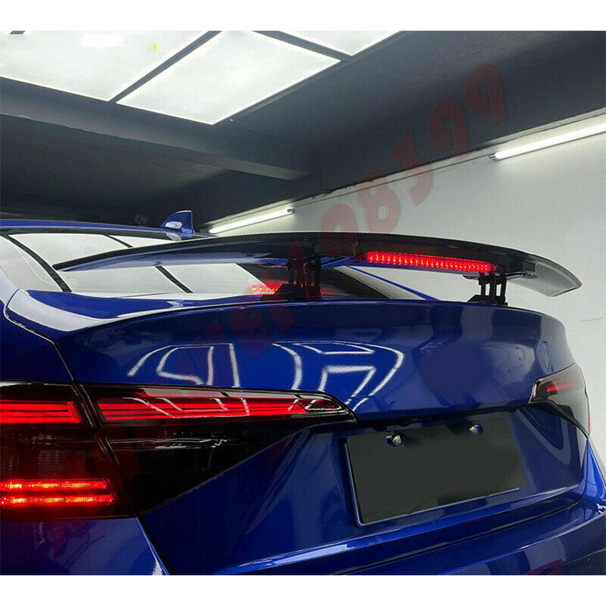 for Honda for Civic 2022-2023 Carbon Fiber LED Electric Rear Trunk Lip Spoiler Wing