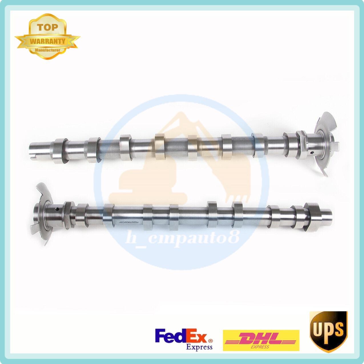 2pcs Camshafts for MERCEDES C CLASS W205 2018 C300 2.0 A2740514600 A2740514300