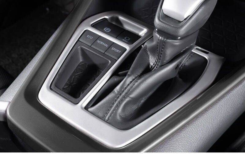 for Toyota RAV4 2019-2023 Matte Silver Center Console Gear Shift Frame Trim 1PCS