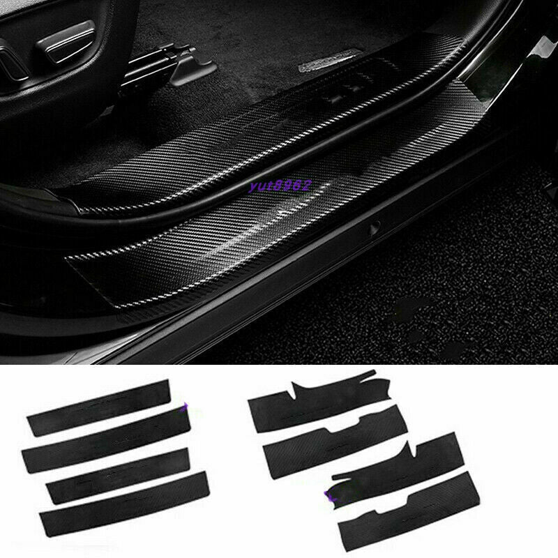 for Toyota Highlander/Kluger 20-23 Leather Welcome Pedal Door Sill Scuff Sticker