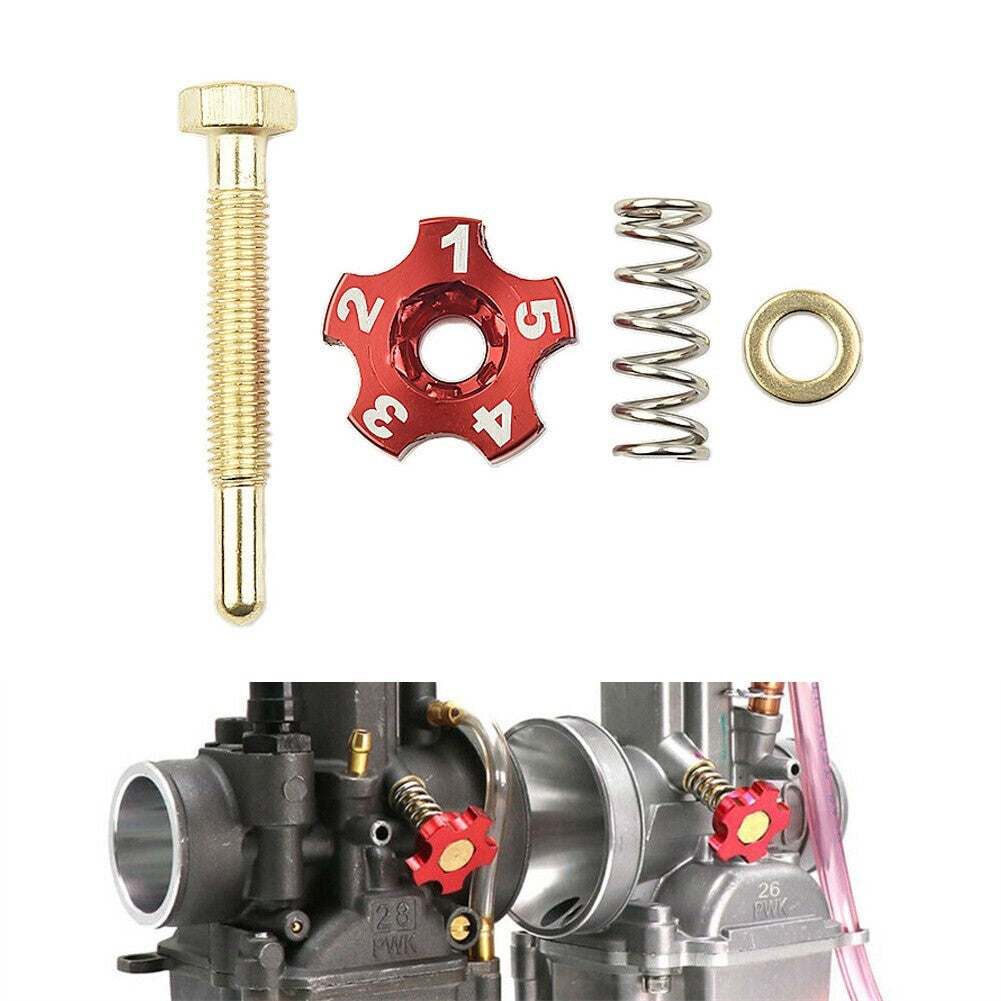 Motorcycle Carburetor Air Fuel Mixture Idle Speed Adjuster Screw For