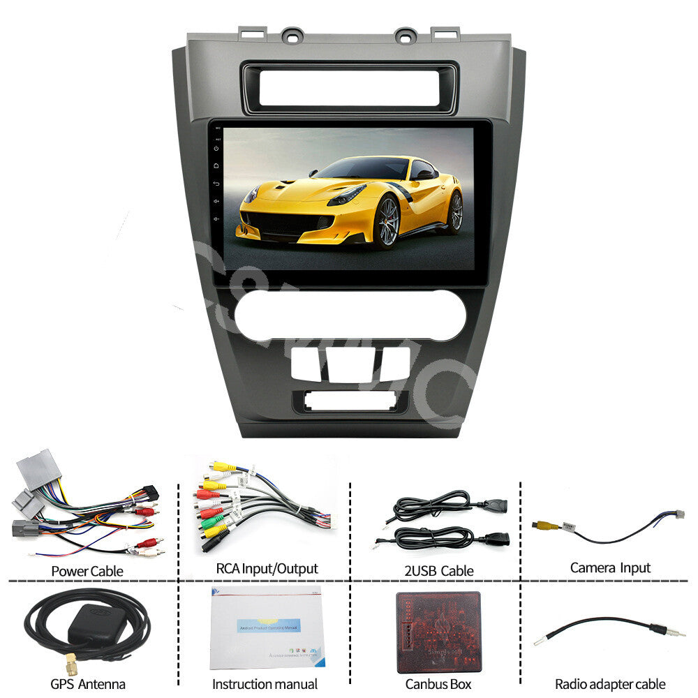 Fit For 2010-2012 for Ford Fusion Android 13 Car Radio GPS Touch Screen WiFi 2+32G