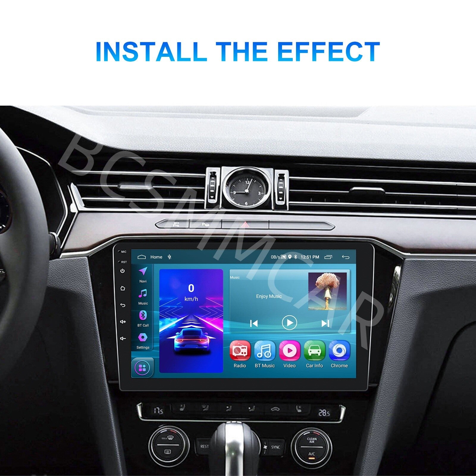 10in Double 2 Din Car Multimedia Player Radio GPS Navigation WIFI BT 2+64G
