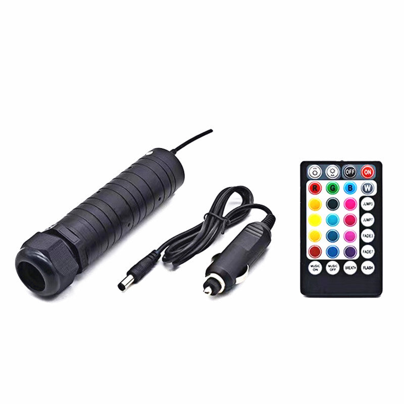 6W Car Roof Star Starry Sky Ceiling Fiber Optic Decoration RGB Light LED Kit APP