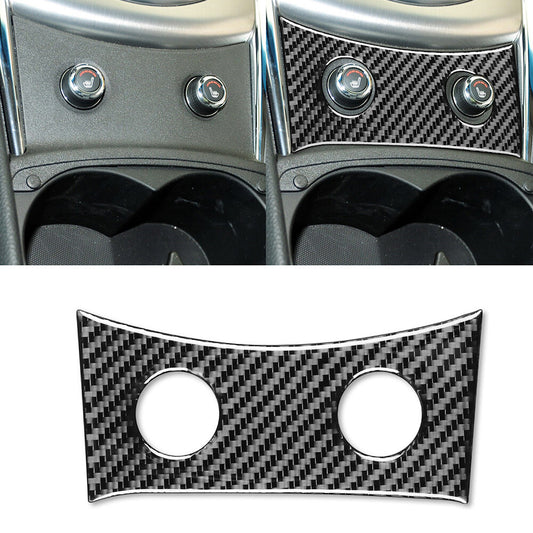 Carbon Fiber Interior for Seat Heated Button Cover for Infiniti G37 Sedan 2010-2013