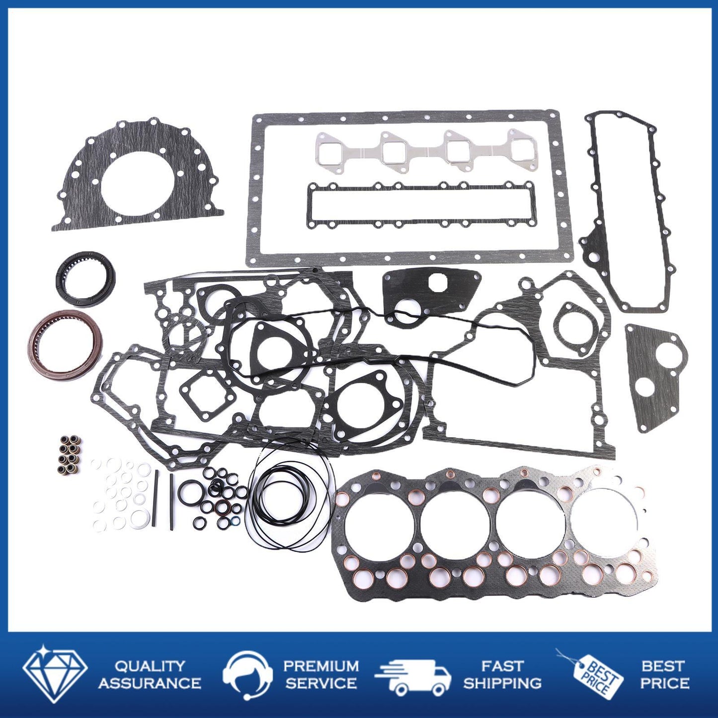 Cylinder Gasket Kit for CAT 3044C 3044C-T S4S Engine 246B 252B 267B 277B Loader