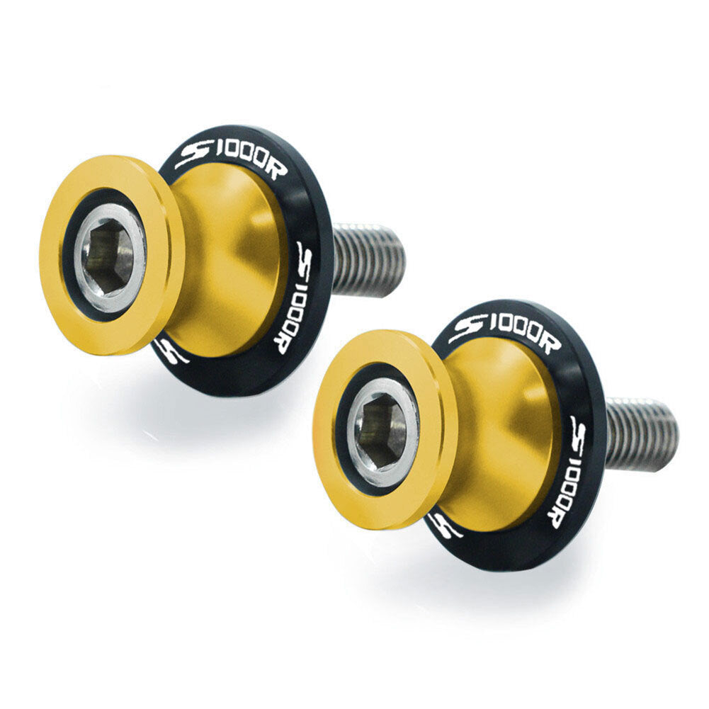 Schwingenspulen Spulengleiter Standschraube M8 F¨¹r for BMW S1000R S1000RR 14-18 Gold
