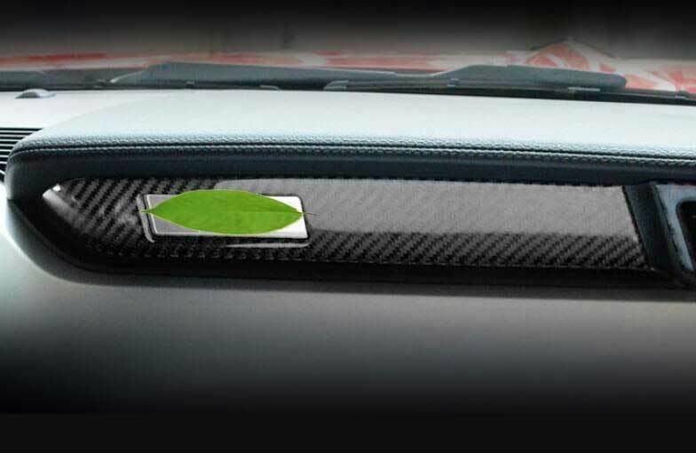 for Ford for Mustang 2015-2022 Real Carbon Fiber Console for Co -Pilot Strip Cover Trim