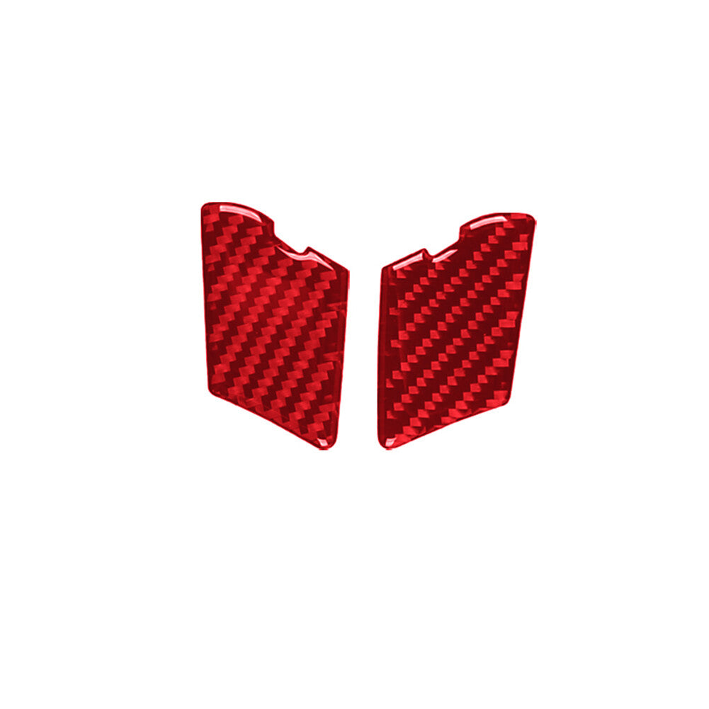 2Pcs Red Carbon Fiber Door Handle Bowl Cover Trim for Toyota Supra A90 2019-2022