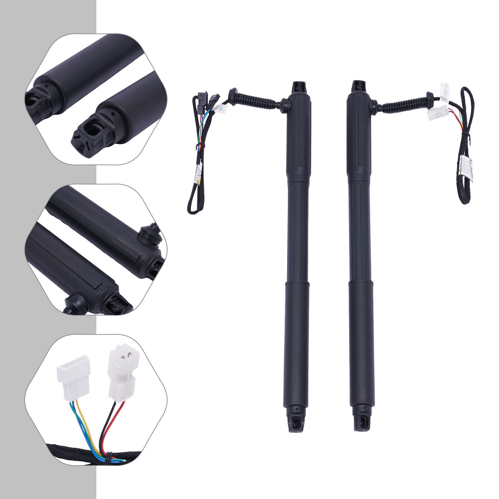 A pair of left and right power tailgate lift support pillars for BMW X5 E70 2007 - 2013.