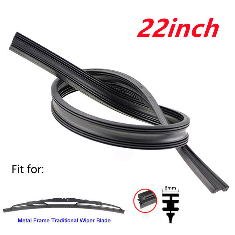 4-Pack 22-inch Car Frame Windshield Scraper Replacement Strips