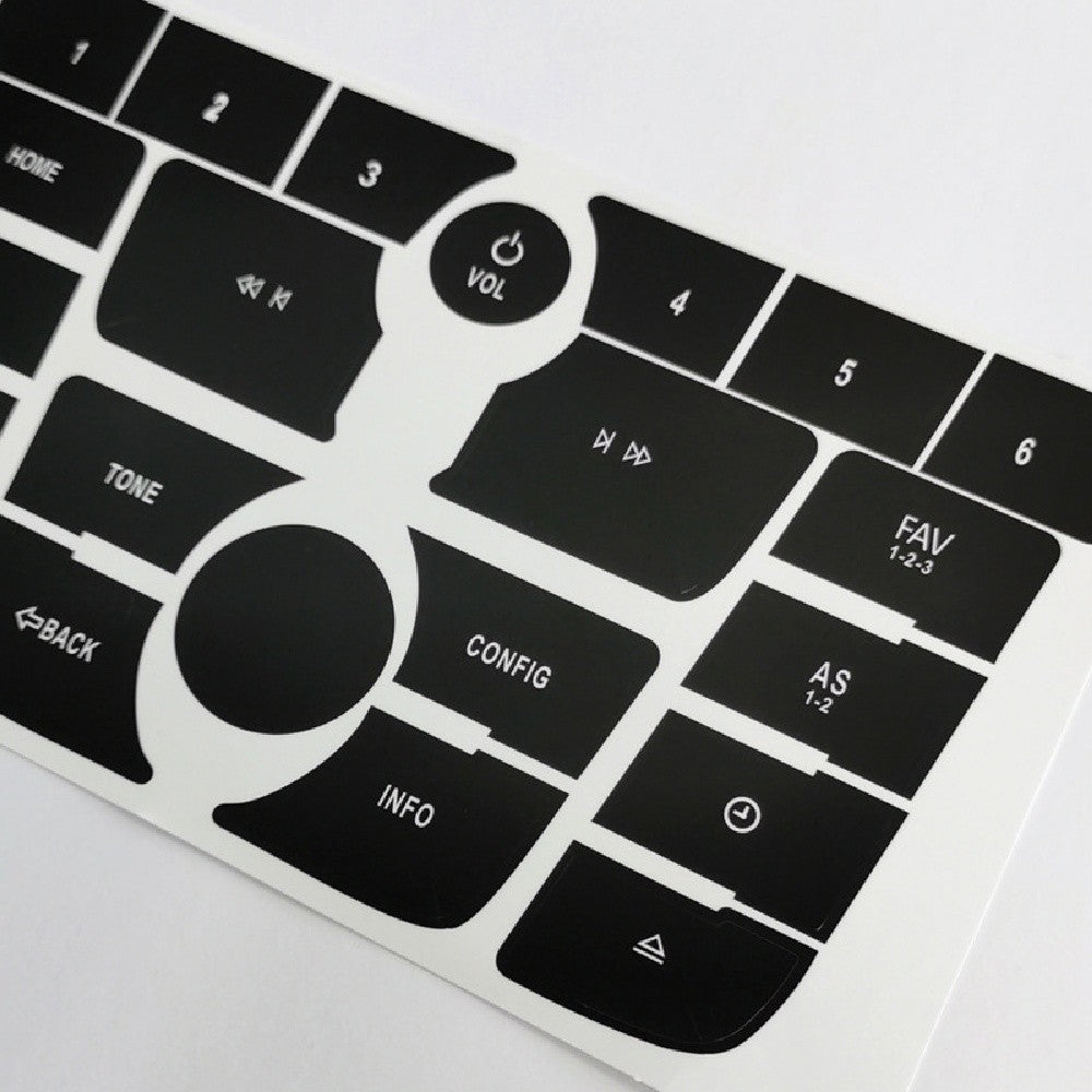 Radio Button Repair Decal Sticker Set for Buick Verano 2012-2015