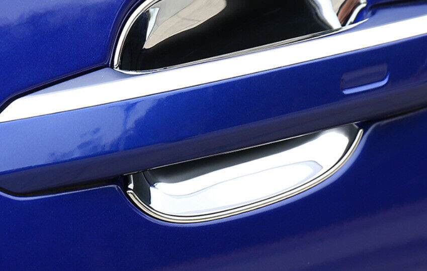 for Audi A3 S3 2014-20 ABS Chrome Exterior Side Door Bowl Molding Cover Trim 4P