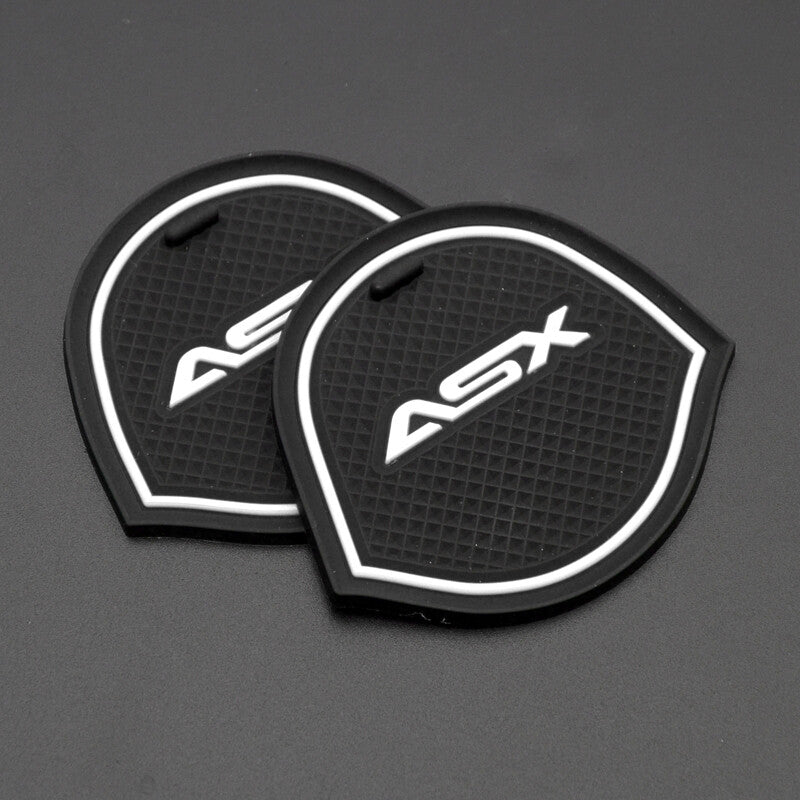 for Mitsubishi ASX 2019 2020 Anti-Slip Gate Slot Cup Mat Accessories Pad WHITE