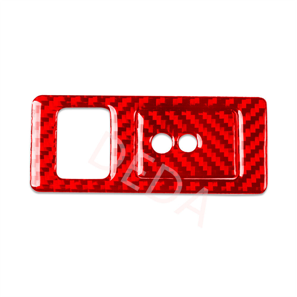 for Land Rover Discovery Sport 2015-19 Rear Trunk Switch Button Cover Red Carbon