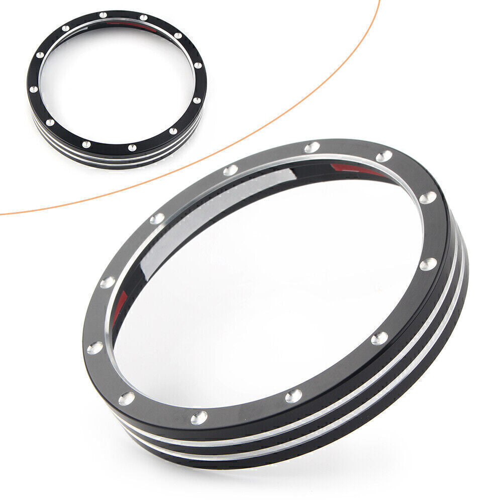 Motorcycle Speedometer Gauge Bezel Trim Ring for Harley Sportster XL883 XL1200