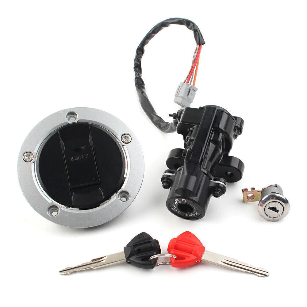 Fit for Suzuki GSXR 750 1000 2003-16 Fuel Gas Cap Ignition Switch for Seat Lock Keys UK