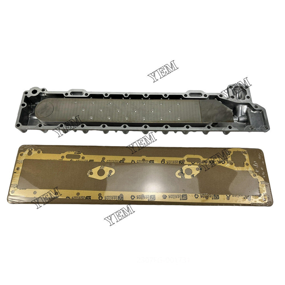 6BG1 oil cooler core cover for Isuzu Engine Rebuild Kit Aftermarket Parts