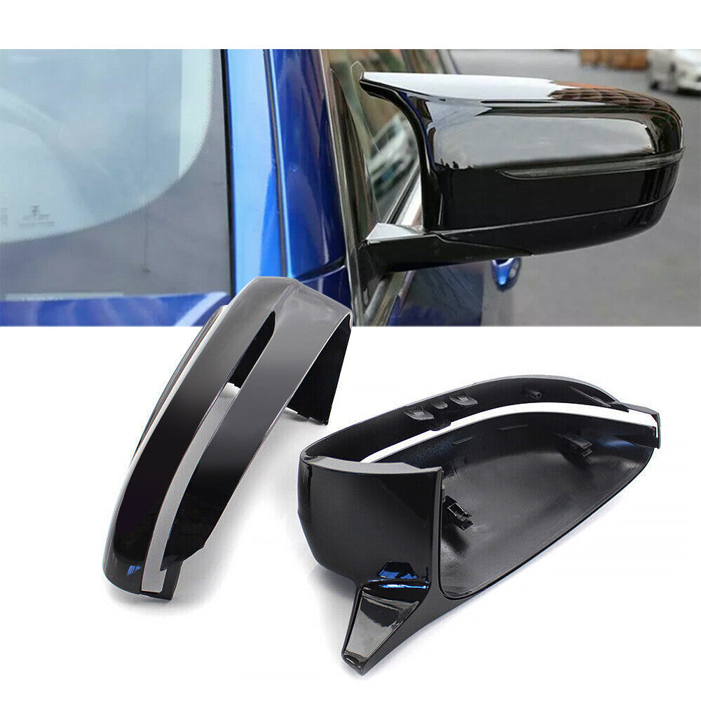 Gloss Black Style Side Mirror Cover Caps for BMW G20 G21 G22 G30 G31 G11 G14 G15