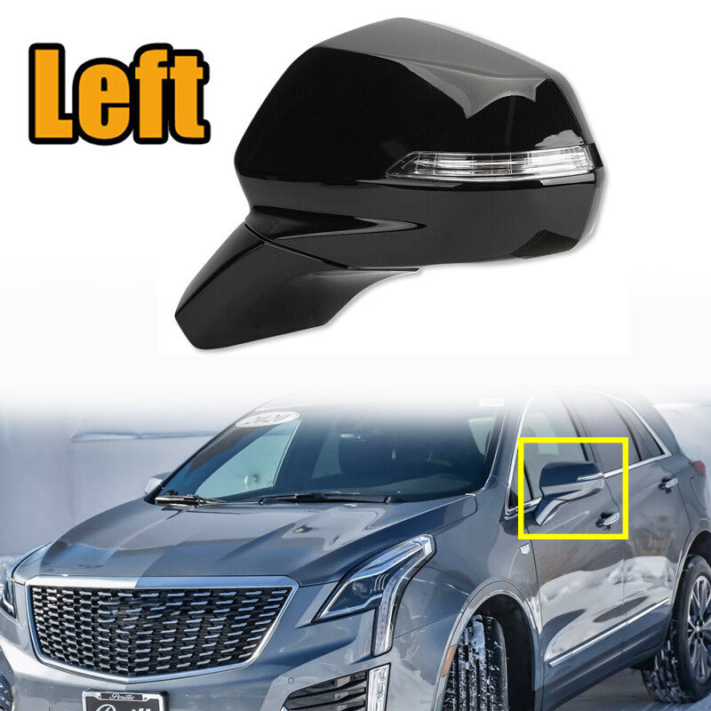 Left Side Mirror for Cadillac XT5 2016-2020 Power Folding Memory Blind Spot