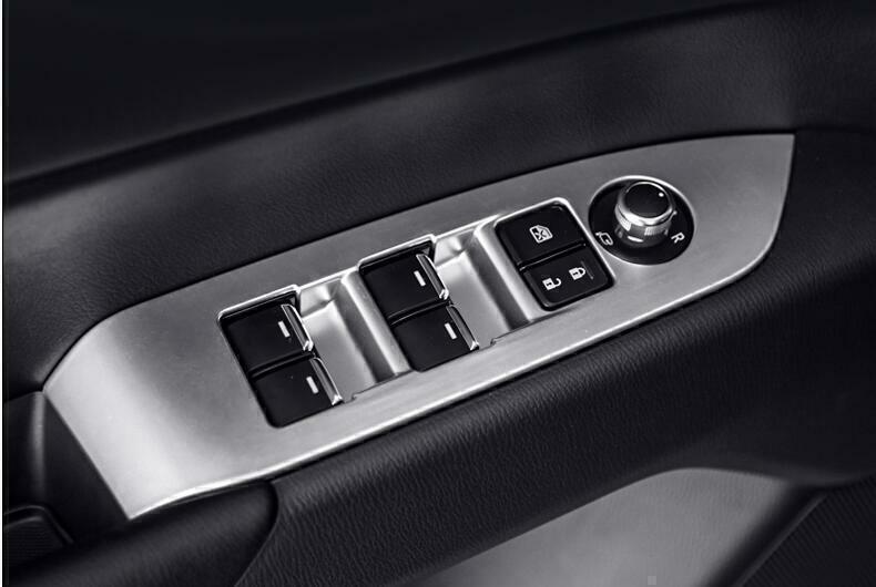 for Mazda CX-5 2017-2024 Silver Titanium Window Lift Lock Switch Panel Trims New