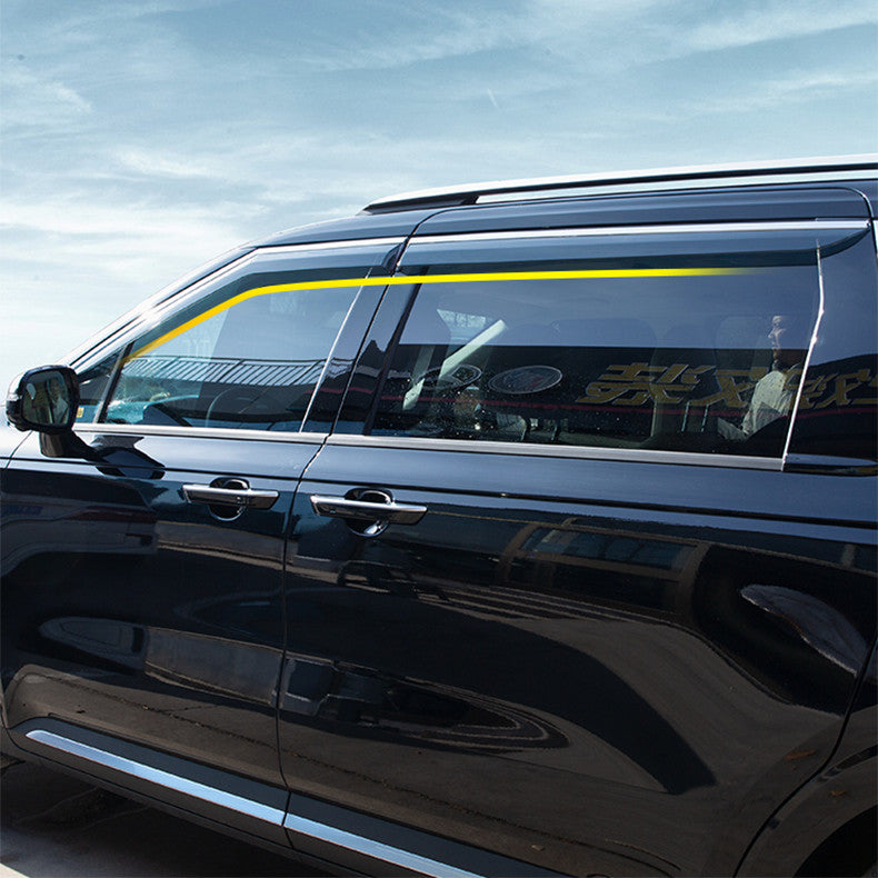 for Kia Carnival 22-24 Window Visor Vent Shade Sun Rain Guard Deflector Trim 4P