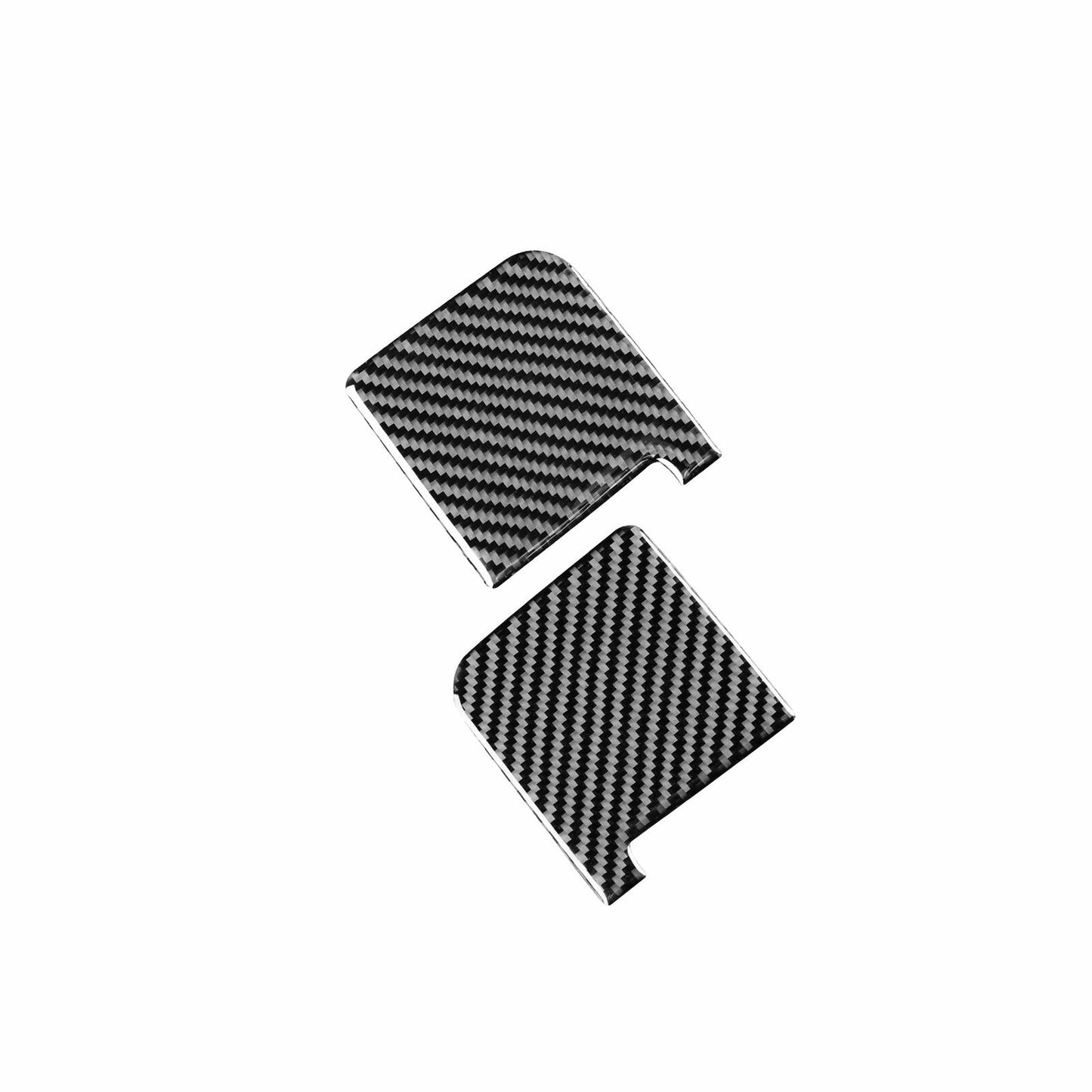 4-piece carbon fiber door handle cup cover trim suitable for Toyota Tendera 2014-18