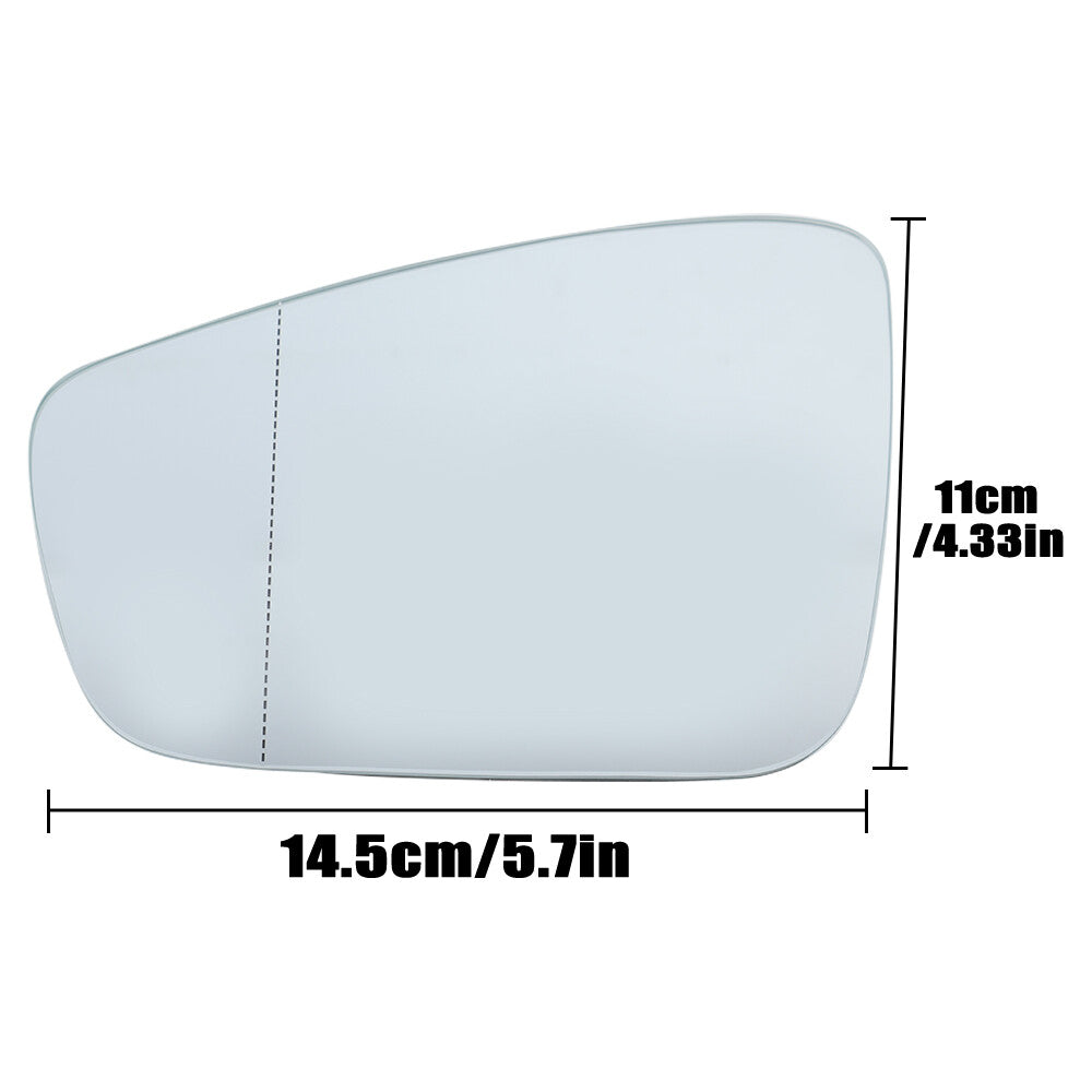 F¨¹r for VW POLO MK5 2010-2017 Spiegelglas Aussenspiegel Beheizt Links 6R0857521F