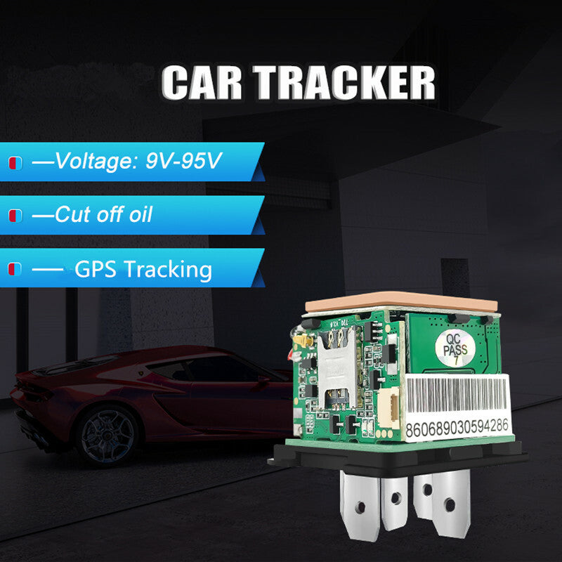 for Mini GPS Tracker Tracker Hidden Design Cut Off Fuel Locator Shock Alert System