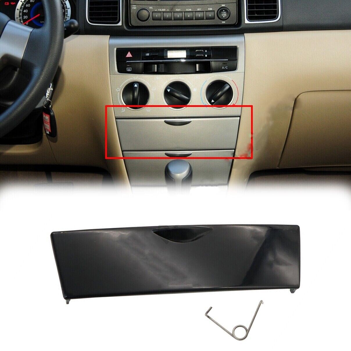 Front Center Console Storage Box Panel Cover for Toyota for Corolla 03-08