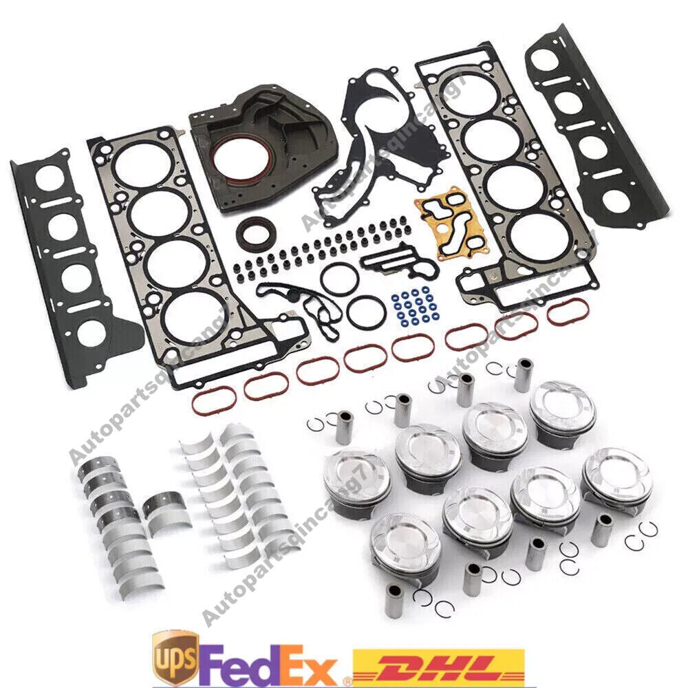 For M278 for Mercedes-Benz S500 W221 Engine Overhaul Rebuild Kit w/ Timing Chain Kit