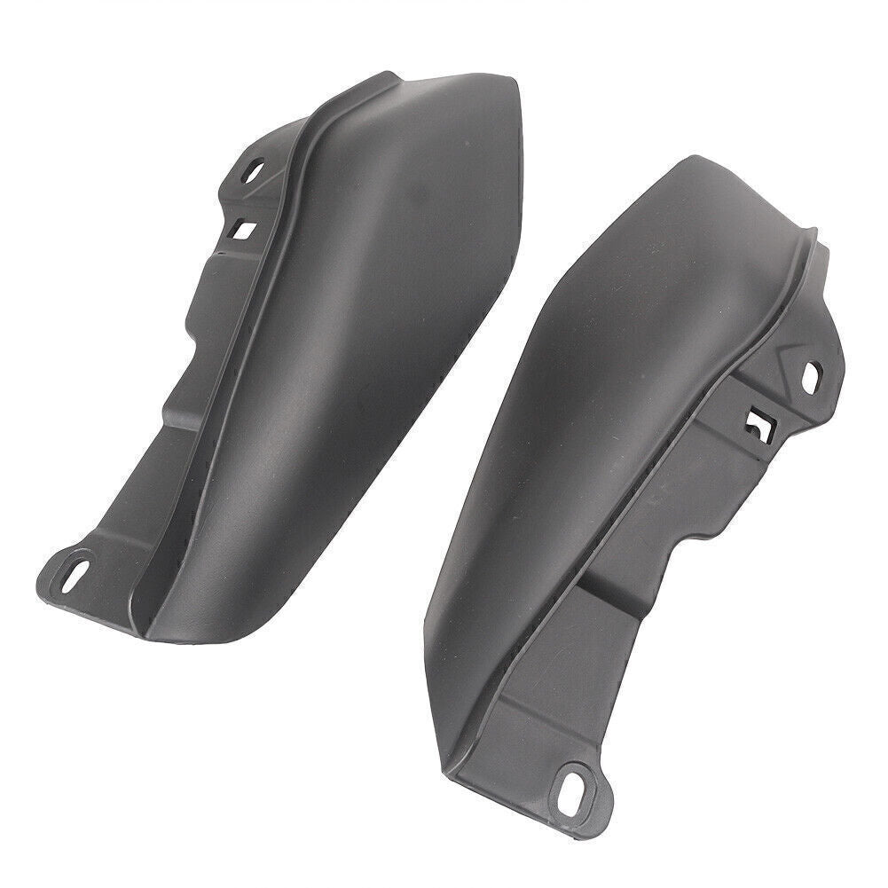 2x Black Mid-Frame Air Deflector Trim for Harley Touring 2009-2016 2015 14 13 12
