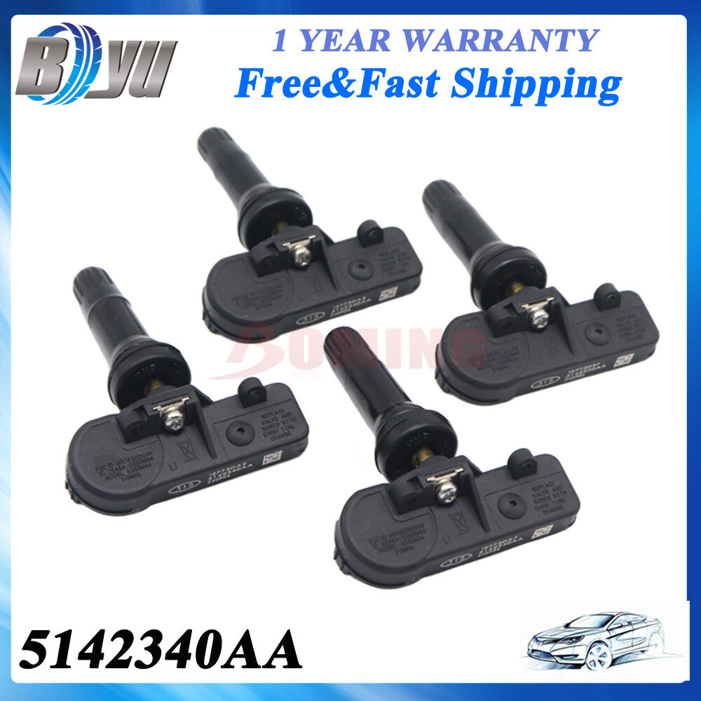 4pcs TPMS Tire Pressure Sensor for Dodge for Jeep for Wrangler Grand Cherokee 56029479AA