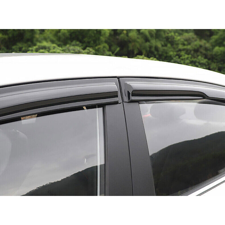 for Hyundai for Elantra 2017-2020 black Window Wind Visors Rain Guard Vent Deflector