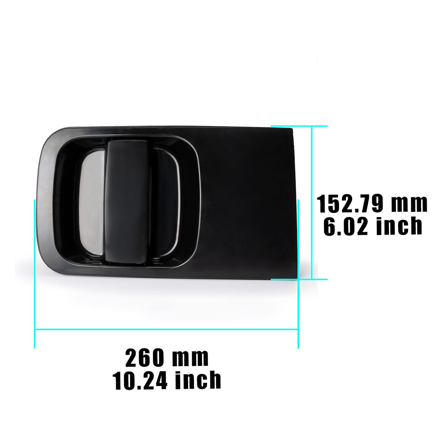 83660-4H100 Right Sliding Door Outside Handle Black for Hyundai H1 Grand Starex