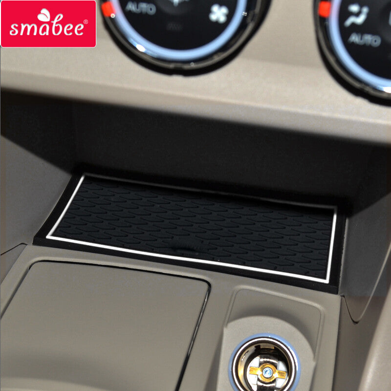 for Mitsubishi Lancer 2008-2016 Anti-Slip Gate Slot Cup Mat Accessories Door Pad