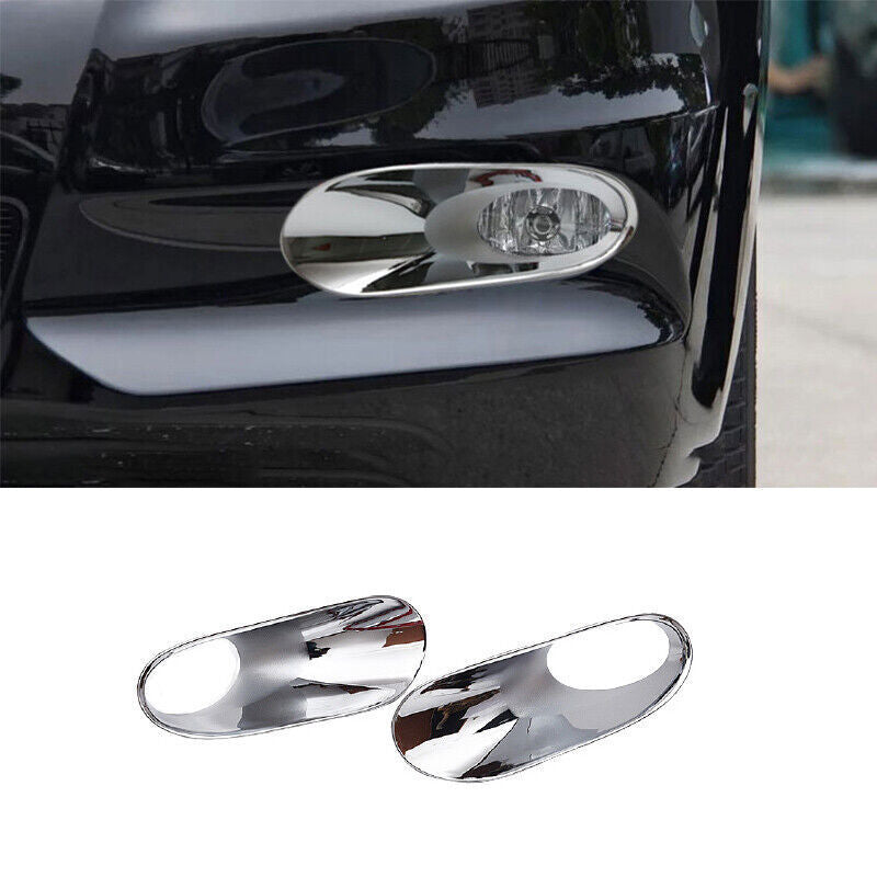 2pcs for Honda Accord 2011-2013 Chrome Front Fog Light Lamp Cover Trim Frame