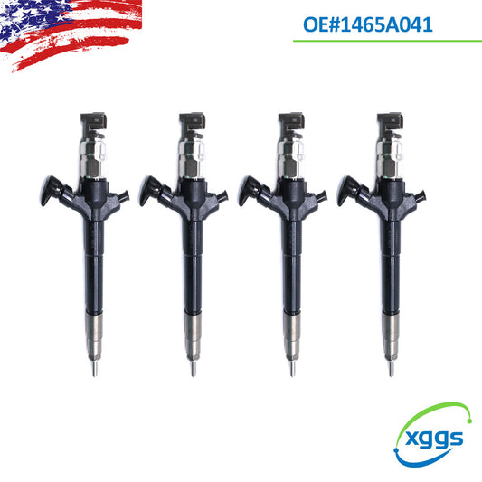 4-piece common rail fuel injector kit 1465A041 for Mitsubishi 4D56 L200 TRITON 2.5L