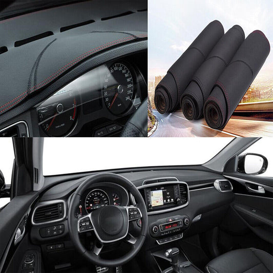 for Kia Sorento 2016-20 Leather Dashboard Dash Cover Nonslip Dashmat Mat Carpet