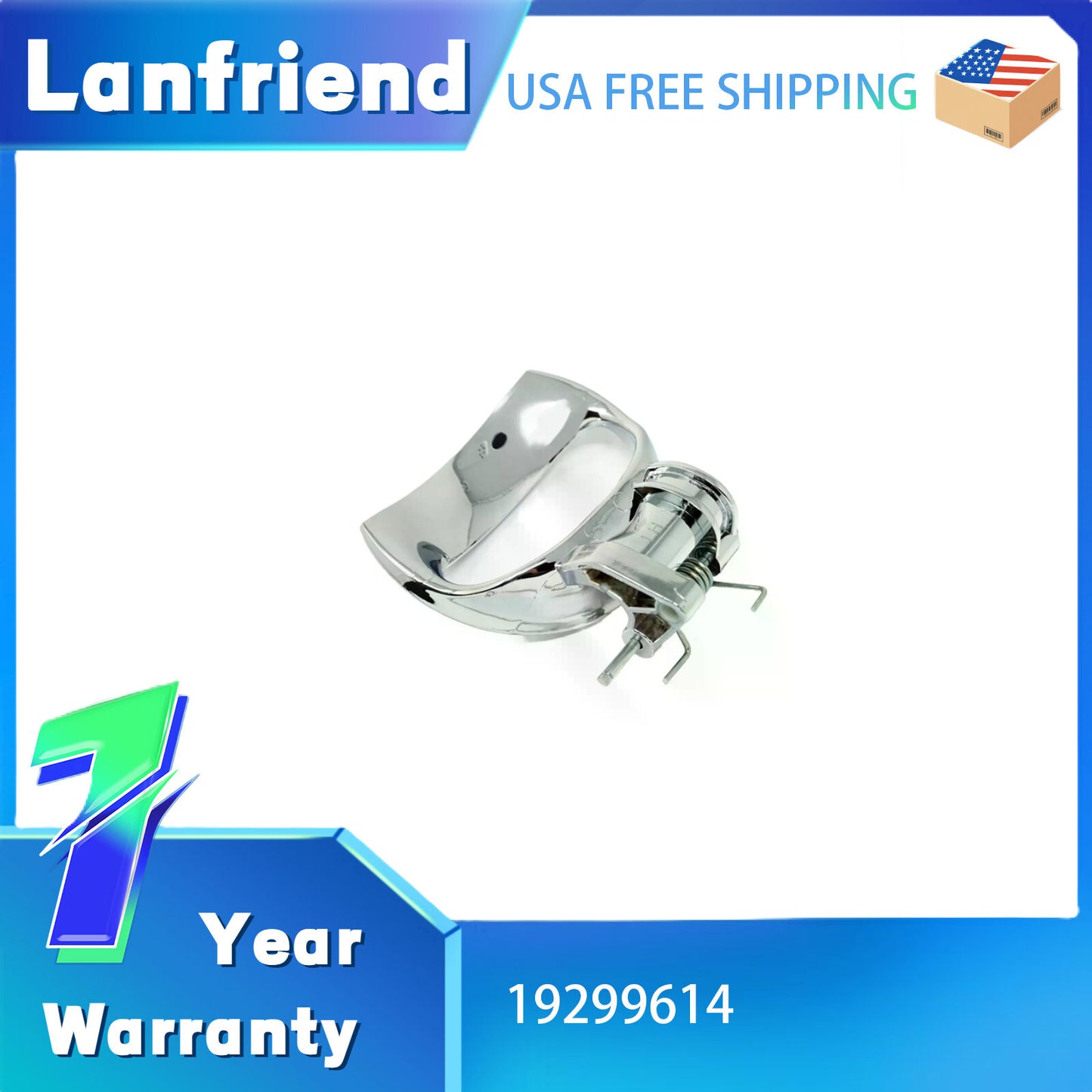 19299614 Front Left Door Handle Fit for Chevy Malibu 2006-2012 LT LS