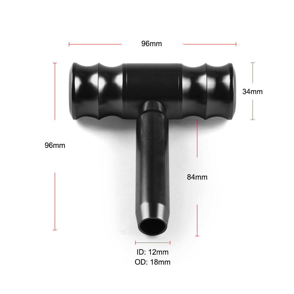 Car Shift Knob Aircraft Joystick Transmission Racing Gear Shiftter Black